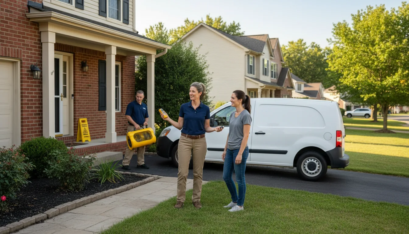 Water restoration image for Mildew Remediation in Sutherlin, VA